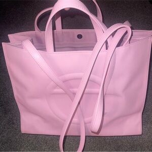 Telfar Bubble Gum Pink Bag, Large